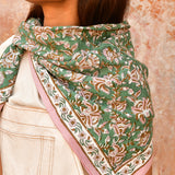 Grand foulard TOTILA Vert
