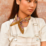 Petit foulard N°115 Caramel