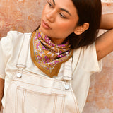 Petit foulard N°115 Caramel