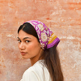 Petit foulard CARTHAGE Violet