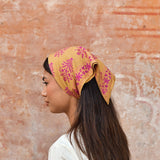 Petit foulard GALATIE Caramel