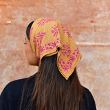 Petit foulard GALATIE Caramel