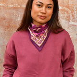 Petit foulard THÉODORA Betterave