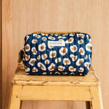 Trousse de toilette leopard bleu marine de byzantine