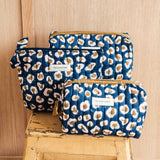 Trousses de toilette léopard bleu femme