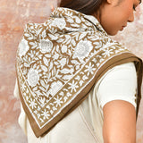 Grand foulard ANTIOCHE Kaki