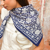 Grand foulard ANTIOCHE Bleu