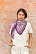 Grand foulard ANTIOCHE Prune