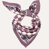 Petit foulard CHECKS Violet