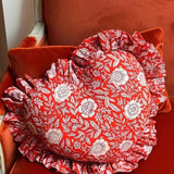 Coussin Cœur ANTIOCHE Tomato
