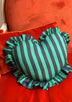Coussin Cœur PACHA Menthe