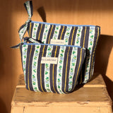 Petite trousse beauté - FLORA Bleu marine