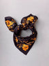Foulard ANTONIA Bleu marine et ocre