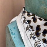 Foulard 60x60cm LÉOPARD Écru