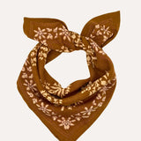 Petit foulard GALATIE Tabac