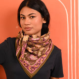 Grand foulard N°114 Kaki