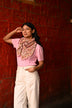 Grand foulard N°114 Rose