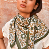 Grand foulard N°115 Vert