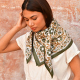 Grand foulard N°115 Vert