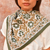 Grand foulard N°115 Vert