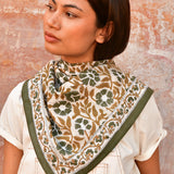 Grand foulard N°115 Vert