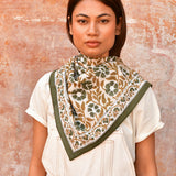 Grand foulard N°115 Vert