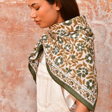 Grand foulard N°115 Vert