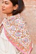 Grand foulard ALEXANDRIE Corail