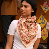 Grand foulard ALEXANDRIE Flame