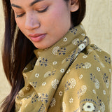 Grand foulard ANASTASE Bistre
