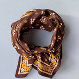 Grand foulard ANASTASE Chocolat