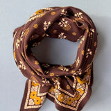 Grand foulard ANASTASE Chocolat