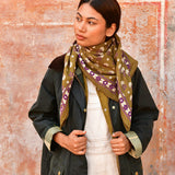 Grand foulard ANASTASE Olive
