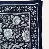 Grand foulard ANTIOCHE Bleu marine