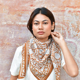 Grand foulard ANTIOCHE Havane