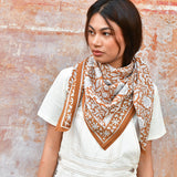 Grand foulard ANTIOCHE Havane