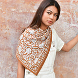 Grand foulard ANTIOCHE Havane
