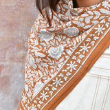 Grand foulard ANTIOCHE Havane