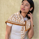 Grand foulard ANTOINETTE Beige