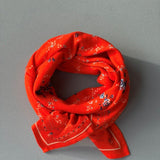 Grand foulard ATHENA Tomato
