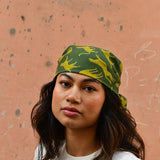 Grand foulard FAUVE Vert