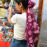 Grand foulard THÉODORA Betterave