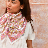 Grand foulard CALYPSO Écru