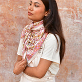 Grand foulard CALYPSO Écru