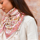 Grand foulard CALYPSO Écru