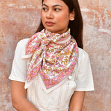 Grand foulard CALYPSO Écru