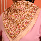 Grand foulard CALYPSO Rose