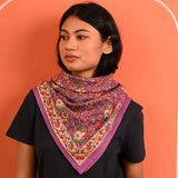 Grand foulard CALYPSO Violet