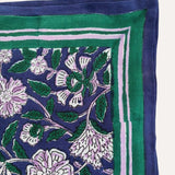 Grand foulard CARTHAGE Bleu