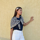 Grand foulard CHECKS Nuit